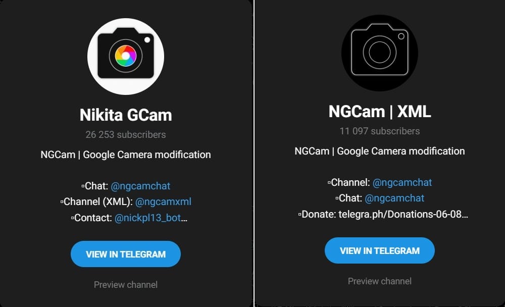 Gcam Nikita Communication Telegram Channel