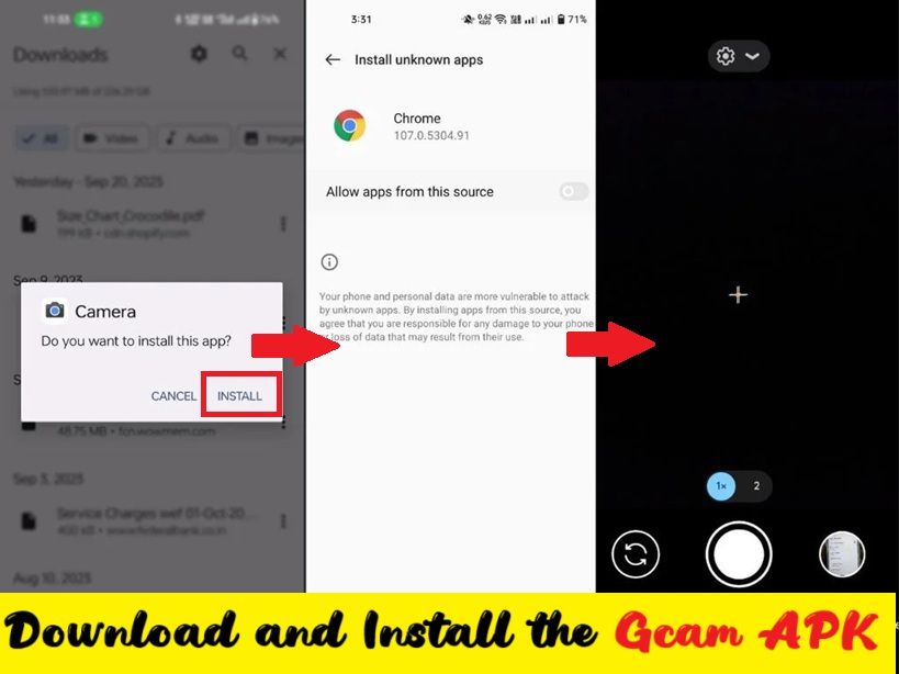 📸 Download GCam APK 9.4 for Android – Capture Stunning DSLR-Like Photos on Any Phone! 5 Download and Install the Gcam APK